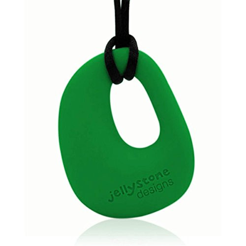 Organic Pendant - Silicone Necklace (Teething/Nursing) (Grassy Green)