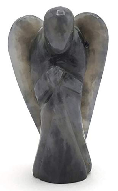 Iolite Crystal Guardian Angel Figurines Ornament for Healing Birthstone Decoration Statue Hand Carved Pocket Gemstone Angel 3 inch Iolite Crystal Guardian Angel Figurines Ornament for Healing Birthstone Decoration Statue Hand Carved Pocket Gemstone Angel 3 inch