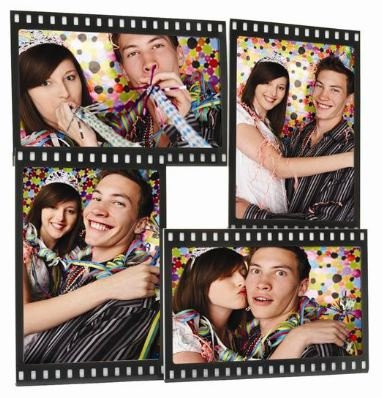 Neil Enterprises, Inc 4x6 Filmstrip Picture Frame - Holds 4 Photos