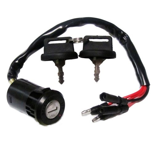 Caltric Ignition Key Switch Compatible With Honda 300 Trx300 Fourtrax 1990 1991 1992 1993-2000 Atv New
