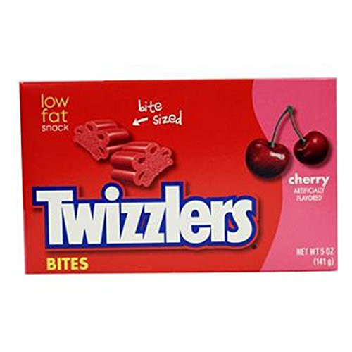 Twizzlers Cherry Bites 1 Count  SUGAR CANDY - THEATER SIZE