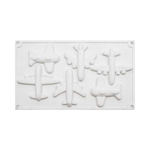 5 Cavity Aircraft Airplane Silicone Mold Fondant Mousse Cake Mould Chocolate Decorating Sugarcraft Paste Baking Tool FANKEE