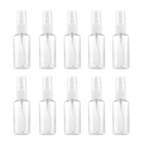 Minkissy 10pcs Travel Spray Bottle Fine Mist Mini Spray Bottles Atomizer Empty Spray Bottles Refillable Spray Bottles for Essential Oil Perfume