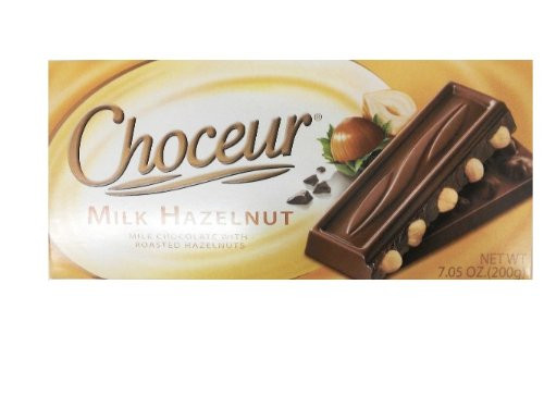 Choceur European Chocolate Nut Milk Chocolate with Roasted Hazelnut 7.05-Ounce