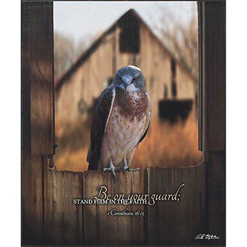 Dicksons Stand Firm In Faith Guarding Bird Rustic Wood Tone 10 x 12 Wood Wall Sign Plaque Dicksons Stand Firm In Faith Guarding Bird Rustic Wood Tone 10 x 12 Wood Wall Sign Plaque
