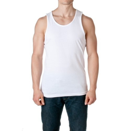 Next Level Apparel mens Next Level Premium Jersey Tank 3633 -WHITE-M