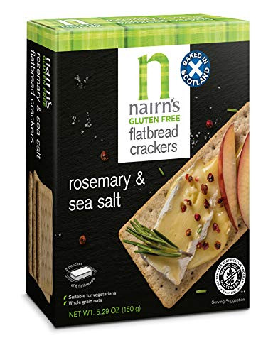 Nairns Gluten Free Rosemary  and  Sea Salt Flatbread 5.29 Oz