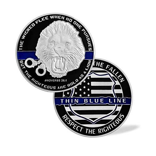 Police Officer Law Enforcement Challenge Coin Thin Blue Line Lives Military Commemorative Coins Police Officer Law Enforcement Challenge Coin Thin Blue Line Lives Military Commemorative Coins