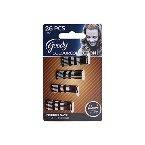 Goody Colour Collection Metallic Small Bobby Pin Black 26 Count Pack of 3 Goody Colour Collection Metallic Small Bobby Pin Black 26 Count Pack of 3