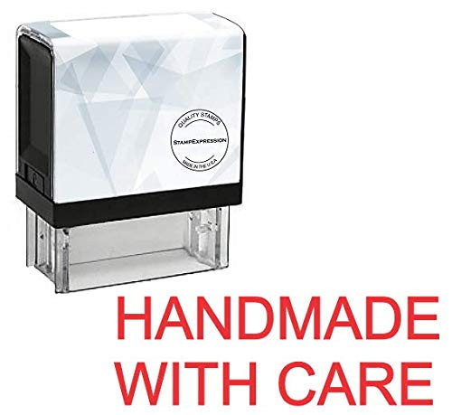 StampExpression - Handle with Care Office Self Inking Rubber Stamp - Red Ink  A-80045