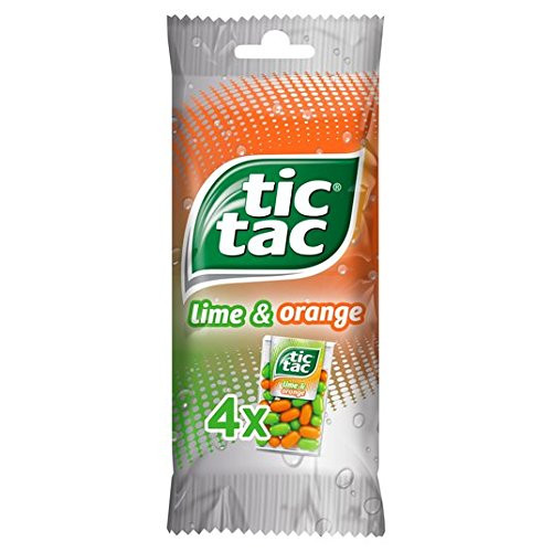 Tic Tac Lime  and  Orange 4 x 18g