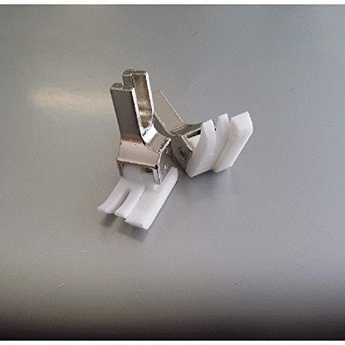 NGOSEW Teflon Right Side Edge Guide Compensating Presser Foot for Single Needle Industrial Juki Singer Consew Brother Pfafff Janome and More Sewing Machines TCR-1 16 inch NGOSEW Teflon Right Side Edge Guide Compensating Presser Foot for Single Needle Industrial Juki Singer Consew Brother Pfafff Janome and More Sewing Machines TCR-1 16 inch