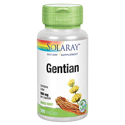 Solaray Gentian Root 500 mg Healthy Gastrointestinal Wellness and Overall Liver Support 100 VegCaps Solaray Gentian Root 500 mg Healthy Gastrointestinal Wellness and Overall Liver Support 100 VegCaps