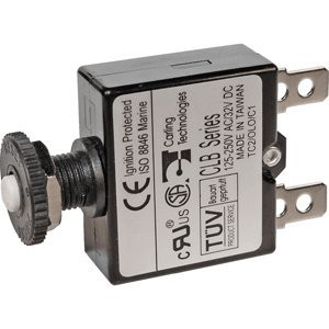 Blue Sea Systems Circuit Breaker Push-Button 20A
