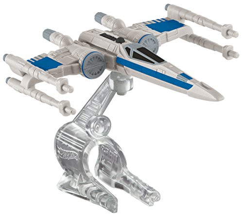 Hot Wheels, Star Wars: The Force Awakens, Resistance X-Wing Fighter (Closed Wings, Blue) Die-Cast Vehicle