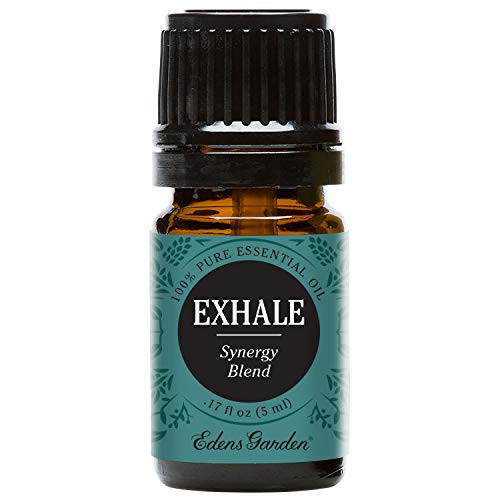 Edens Garden Exhale Essential Oil Synergy Blend 100 percent Pure Therapeutic Grade Allergies and Congestion 5 ml Edens Garden Exhale Essential Oil Synergy Blend 100 percent Pure Therapeutic Grade Allergies and Congestion 5 ml