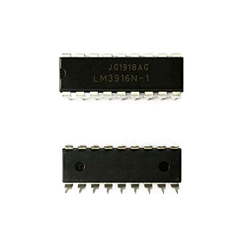 Todiys New 5Pcs for LM3916N-1 LM3916N-1 NOPB DIP-18 LED Display Driver IC Chip LM3916N