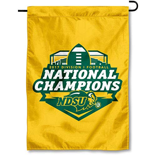 College Flags  and  Banners Co. North Dakota State Bison 2017 D1 Football National Champions Garden Flag