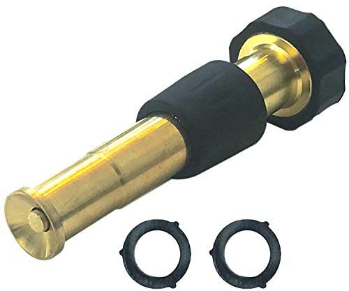 MAXFLO High Pressure Hose Nozzle Heavy Duty   Brass Water Hose Nozzles for Garden Hoses   Adjustable Function   Fits Standard Hoses Garden Sprayer Spray Nozzle Power Washer Nozzle