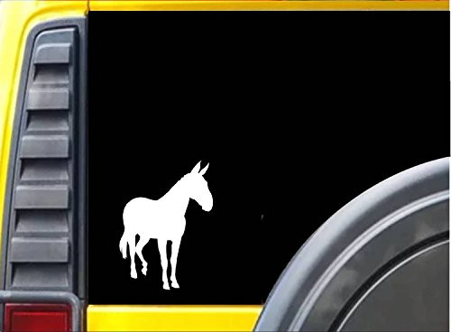 Mule K333 6 inch decal long ears donkey sticker