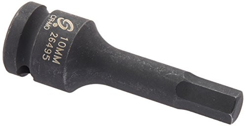 Sunex 26495 1/2-Inch Drive 10-mm Hex Impact Socket