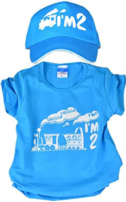 2nd Birthday Chugga Chugga Boy T shirt and Hat chugga chugga choo choo Kids second Train Birthday Party Boy Choo Choo Im Two Shirt 2 Years old chugga chugga two two shirt Birthday for Boy