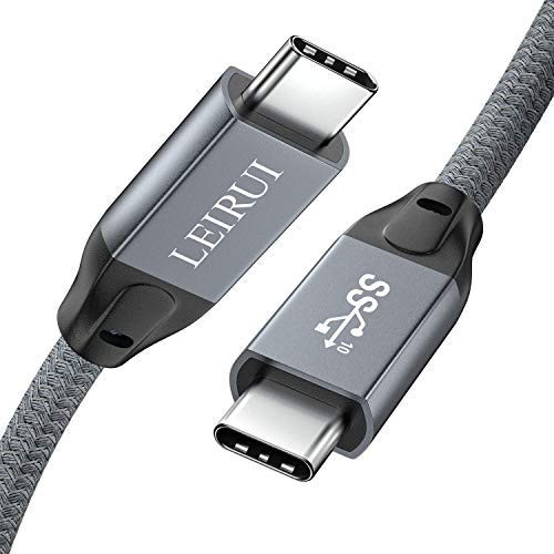 USB C to USB C 3.1 Gen 2 Cable 100W PD Fast Charging and 10Gbps Data Transfer 4K Video Output Cable with E-Marker Compatible with Thunderbolt 3 MacBook Pro iPad Pro Galaxy S20 Pixel Switch