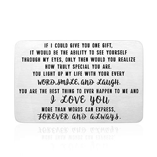 Wedding Anniversary Gif Wallet Insert Card For Men Husband From Wife Girlfriend Boyfriend Birthday Gif Mini Love Note Valentine Christmas Gif For Groom Bride Hubby Him Her Valentines Day Gif Wedding Anniversary Gif Wallet Insert Card For Men Husband From Wife Girlfriend Boyfriend Birthday Gif Mini Love Note Valentine Christmas Gif For Groom Bride Hubby Him Her Valentines Day Gif