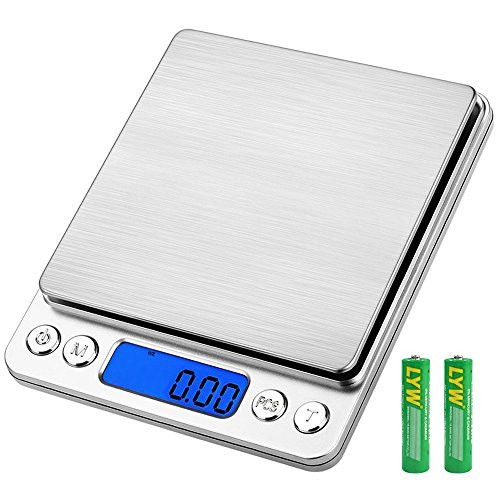 Digital Kitchen Scale maxin Multifunctional Cooking Food Scale with Back-Lit LCD Display 3000g 0.01g Mini Pocket Jewelry Scale with Tare PCS Functions. Sliver Digital Kitchen Scale maxin Multifunctional Cooking Food Scale with Back-Lit LCD Display 3000g 0.01g Mini Pocket Jewelry Scale with Tare PCS Functions. Sliver
