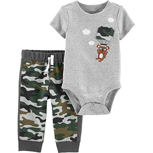Carters 2-Piece Camo Koala Bodysuit Pant Set  9 Months