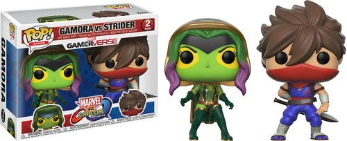 Funko Pop TV: Marvel Capcom-Gamora Vs Strider Collectible Figure