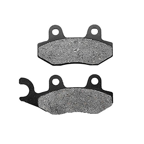 KMG Front Brake Pads Compatible with 2005-2011 Yamaha TTR 230 - Non-Metallic Organic NAO Brake Pads Set