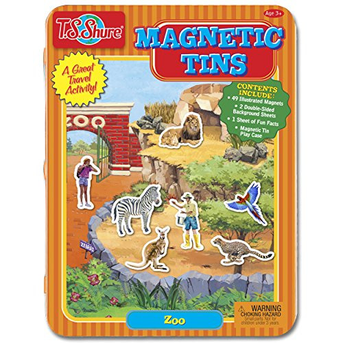 T.S. Shure Zoo Magnetic Tin Playset