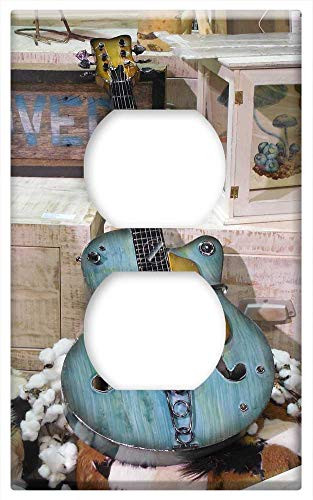 Switch Plate Outlet Cover - Electric Guitar Wall Art Instrument Electric Guitar