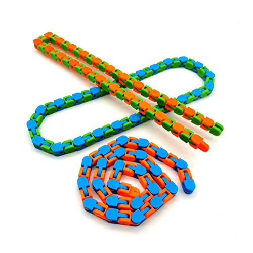 Justpe 3Pcs Wacky Tracks Snap and Click Fidget Toys Puzzles Snake Click Sensory Toy Snake Puzzles Fidget Toys for Stress Relief Finger Sensory Toys for Sensory Kids Adult Party Favours Justpe 3Pcs Wacky Tracks Snap and Click Fidget Toys Puzzles Snake Click Sensory Toy Snake Puzzles Fidget Toys for Stress Relief Finger Sensory Toys for Sensory Kids Adult Party Favours