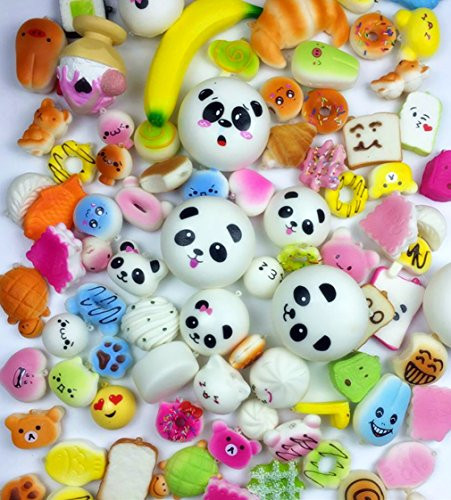 Originnt 40Pcs Jumbo Medium Mini Slow Rising squishies squishys Package Cute Kawaii Scented Squishy Toy