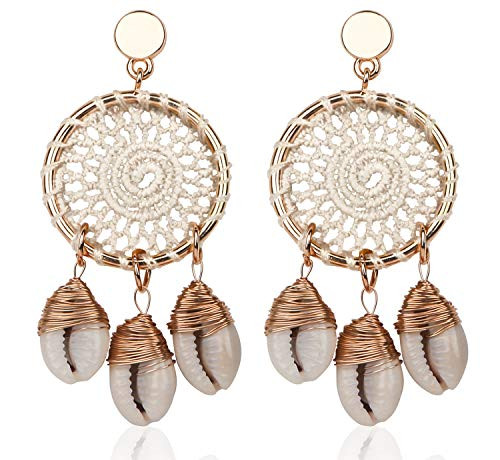 Handmade Beaded Tassel Statement Earrings Bohemian Fringe Lightweight Party Dangle Drop Earrings Boho Rattan Earrings For Women Girls  03 Dream Catcher Handmade Beaded Tassel Statement Earrings Bohemian Fringe Lightweight Party Dangle Drop Earrings Boho Rattan Earrings For Women Girls  03 Dream Catcher