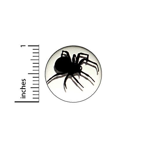 Spider Spooky Button Backpack or Jacket Pinback Lapel Badge Creepy Pin 1 Inch 6-15