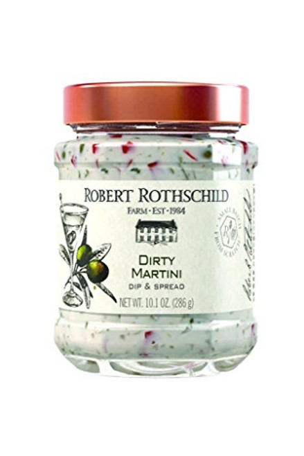 Robert Rothschild Farm Dirty Martini Dip  10.1 oz  - Dip  and  Spread - Cracker and Vegetable Dip - Sandwich Spread