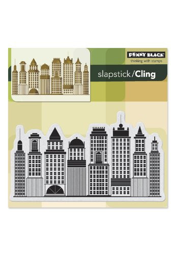 Penny Black 40-246 Skyline Slapstick/Cling Stamps