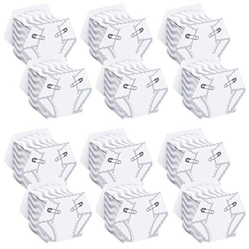 Fun Express Diaper Favor Boxes   12 Count   Great for Birthday Party Christmas Holy Week Halloween Infant-Themed Events Baby Showers Favors Giveaways Rewards Gifts