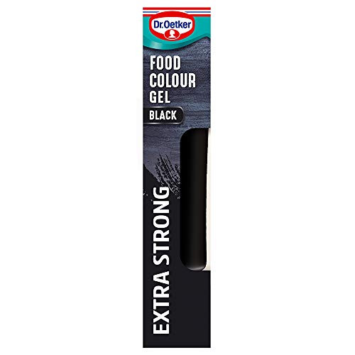 Dr Oetker Gel Food Colour Jet Black 10G by Dr Oetker