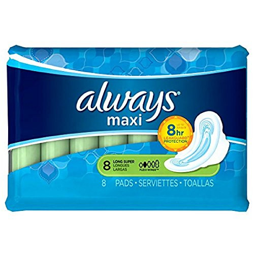 ALWAYS MAXI SUPER LONG PADS 8 ct
