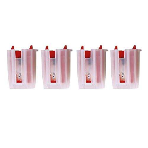 4Pcs Turntable Stylus Conical Ceramic Head Long Playing Life Record Player Stylus for Most Phonographs Turntable Needle Accessory Replacement Home