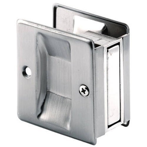 Slide-Co 164158 Pocket Door Passage Pull Satin Nickel