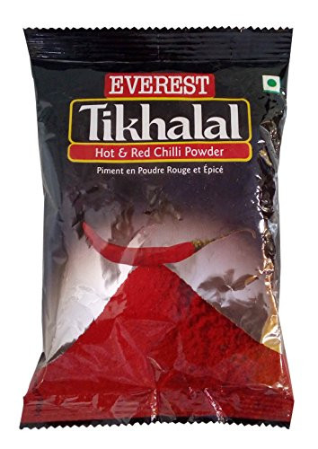 Everest Hot and Red Chilli Powder - Tikhalal 100g Pouch