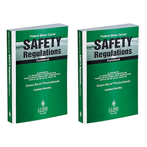 Federal Motor Carrier Safety Regulations Pocketbook 2-pk.  Softbound English 5 inchx7 inch  - FMCSR Handbook Gives Drivers Easy Access to Federal Motor Carrier Safety Regulations - J. J. Keller  and  Associates