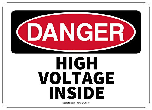 OSHA Danger Safety Sign HIGH Voltage Inside