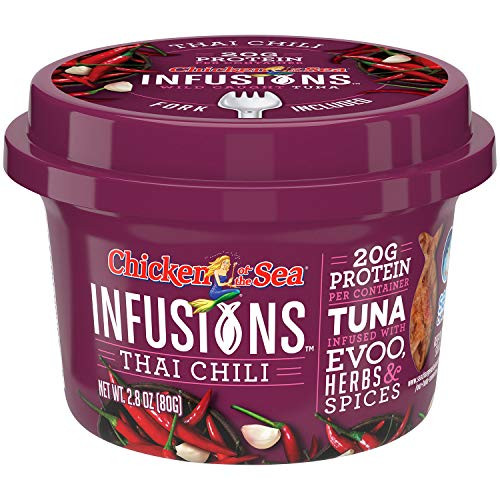 Chicken of the Sea Infusions Tuna Thai Chili 2.8 Oz Cups Pack of 6 Chicken of the Sea Infusions Tuna Thai Chili 2.8 Oz Cups Pack of 6