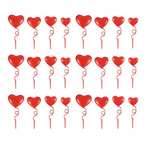 AMOSFUN Heart-shaped Cake Toppers Lovely Heart Cake Picks Decoration Cupcake Topper Dessert Picks for Birthday Wedding Valentines Day Supplies 32pcs AMOSFUN Heart-shaped Cake Toppers Lovely Heart Cake Picks Decoration Cupcake Topper Dessert Picks for Birthday Wedding Valentines Day Supplies 32pcs